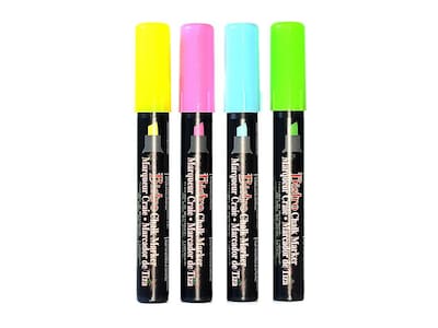 Uchida Bistro Chalk Marker Chisel Tip-Fluorescent Green
