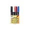 Marvy Uchida Bistro Chalk Markers, Broad Point, Assorted, 4/Pack (02657)