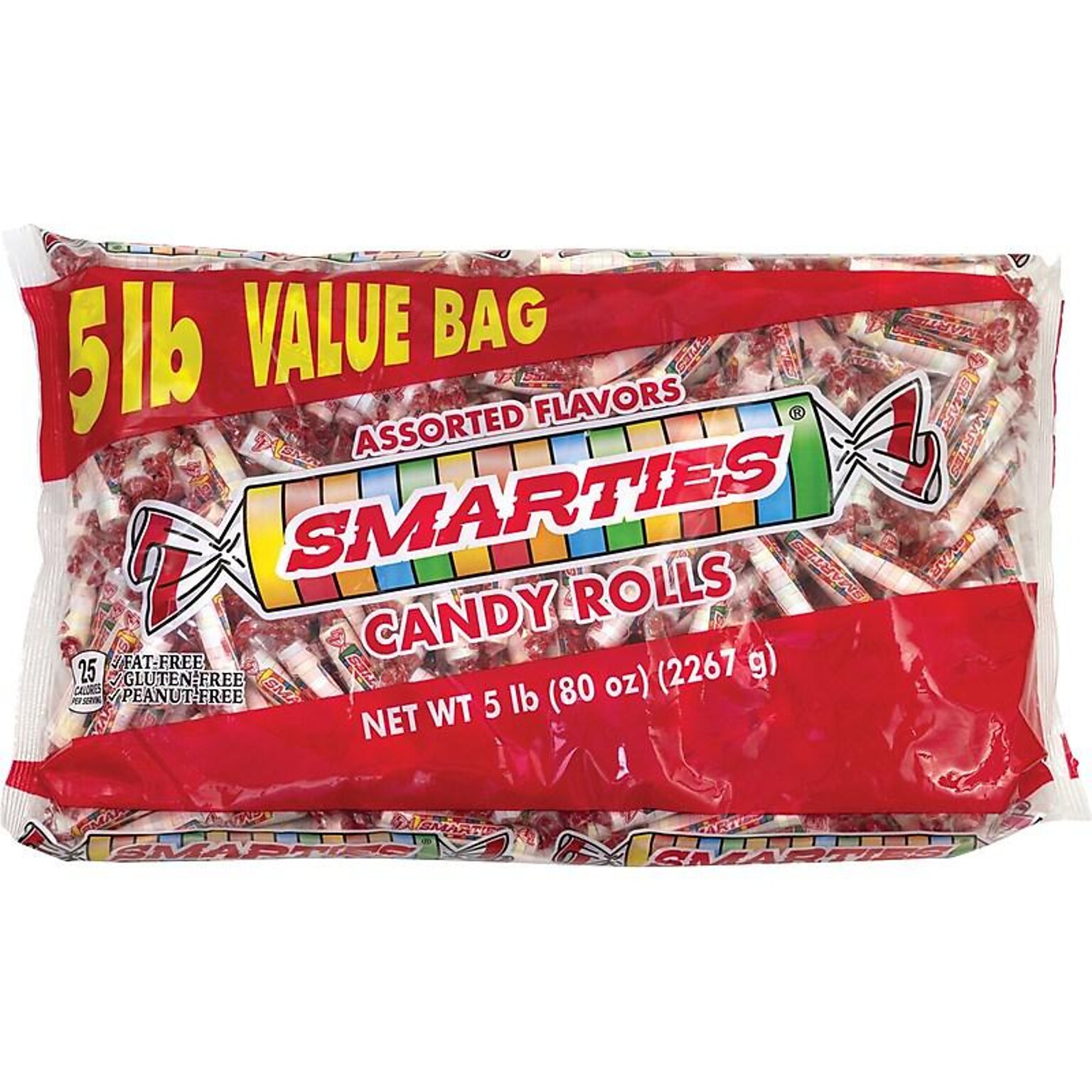 Smarties Classic Hard Candy, Assorted Flavors, 80 oz. (209-00009)