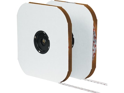 Velcro® Brand 5/8 Sticky Back Loop Only Dots, White, 1200/Pack (VEL173)