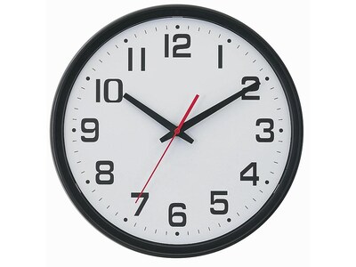 Tempus Wall Clock, Plastic, 14 (TC7911B)