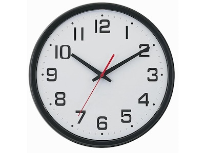 Tempus Wall Clock, Plastic, 14 (TC7911B)