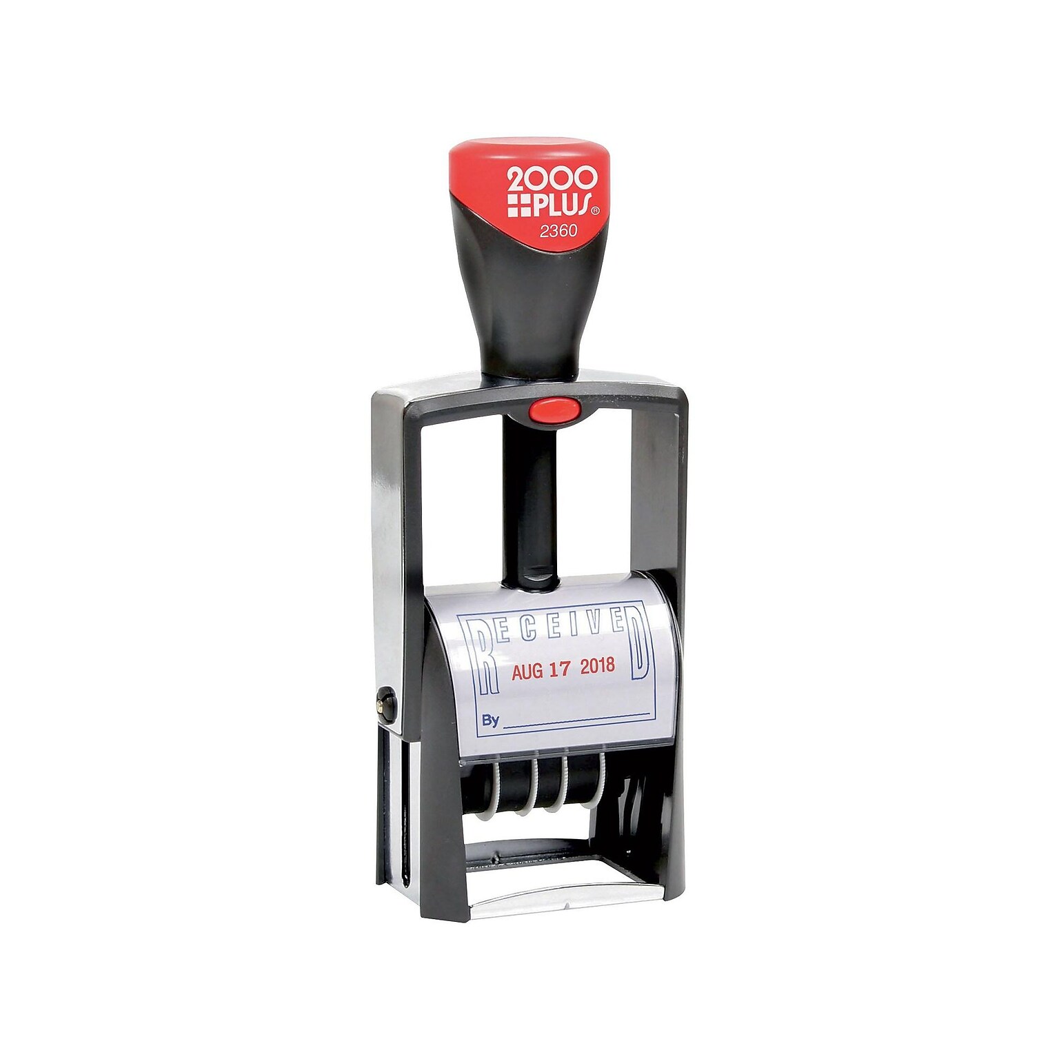 2000 Plus Dater, RECEIVED, Blue and Red Ink (032880)