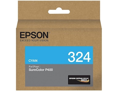 Epson T324 Ultrachrome Cyan Standard Yield Ink Cartridge (T3204220)