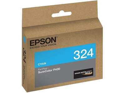 Epson T324 Ultrachrome Cyan Standard Yield Ink Cartridge (T3204220)