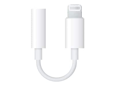 Apple Lightning to 3.5mm Headphone Jack Adapter for iPad, iPod touch, and iPhone (MMX62AM/A)