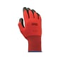 North by Honeywell NorthFlex Red Nylon PVC Gloves, Red/Black, 12 Pairs/Pack (NF11/9L)