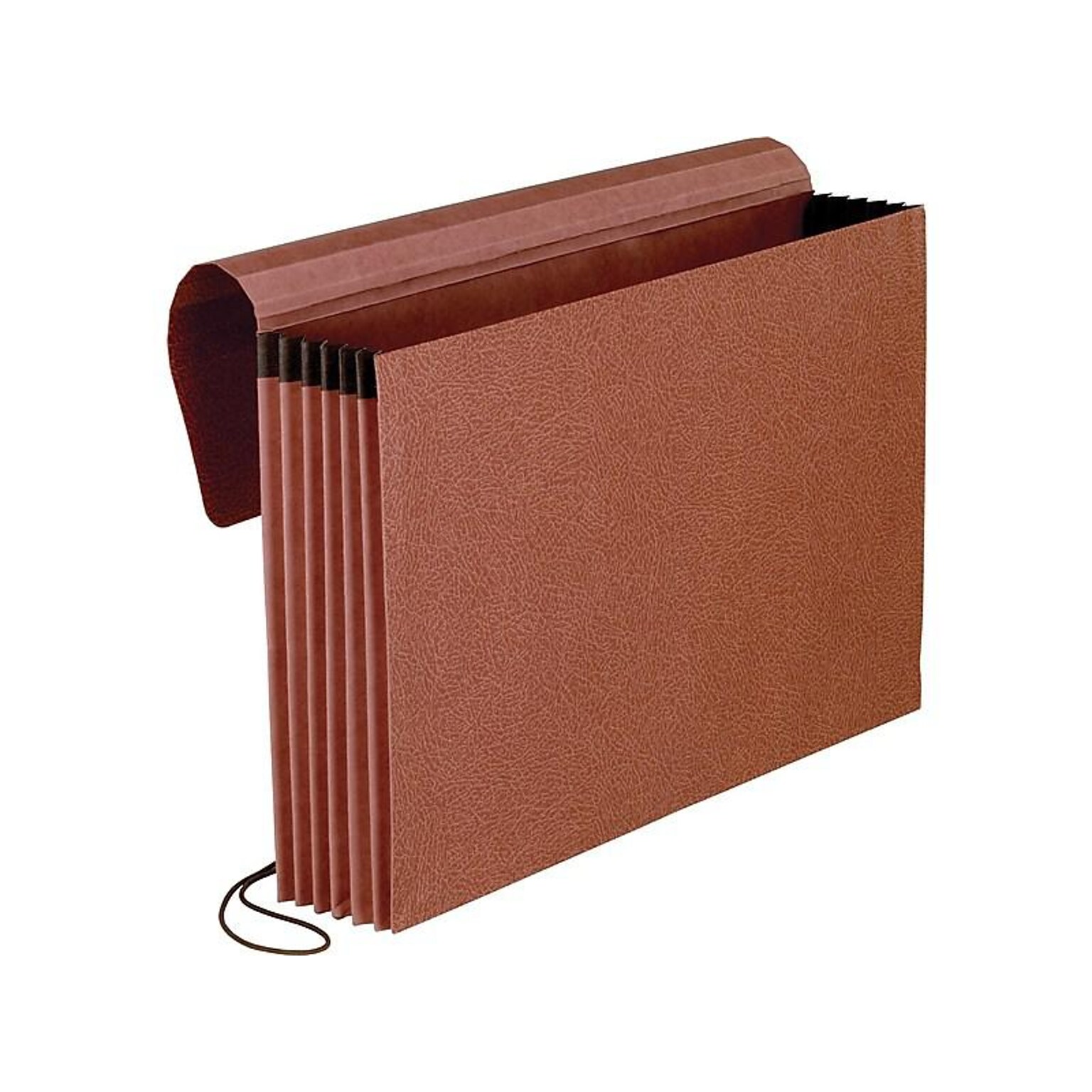 Pendaflex Earthwise 100% Recycled Heavy Duty Reinforced File Jacket, 5 1/4 Expansion, Legal Size, Redrope, 10/Box (E1075G)
