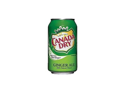 Canada Dry Ginger Ale Soda, 12 oz., 24/Carton (00078000152166)