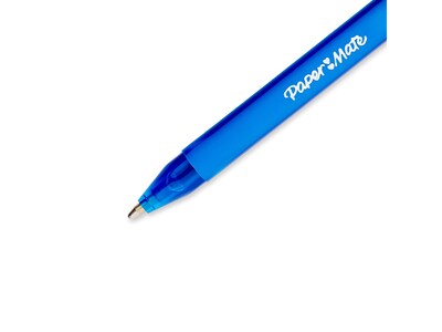 Paper Mate ComfortMate Ultra Retractable Ballpoint Pen, Medium Point, Blue Ink, Dozen (6310187)