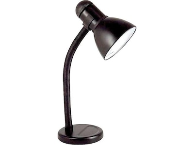 Tensor Compact Fluorescent (CFL) Desk Lamp, 20H, Black (13061-005)