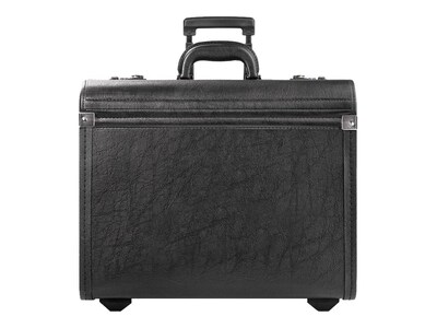 Solo New York Lincoln Vinyl Rolling Briefcase, Black (K74-4)