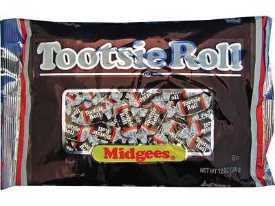 Tootsie Rolls Midgees Chocolates, 12 Oz. (TOO611)
