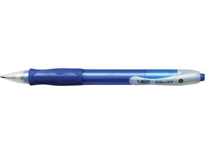 BIC Velocity Retractable Ballpoint Pens, Medium Point, Blue Ink, Dozen (VLG11-BLU)