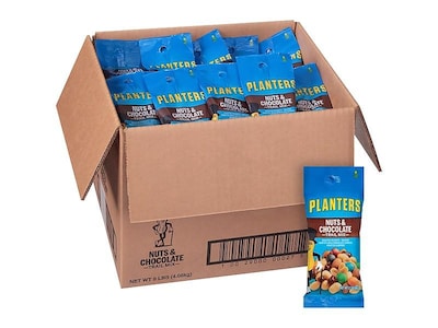 Planters Nuts & Chocolate Trail Mix, 2 oz., 72 Bags/Pack (GEN00270)