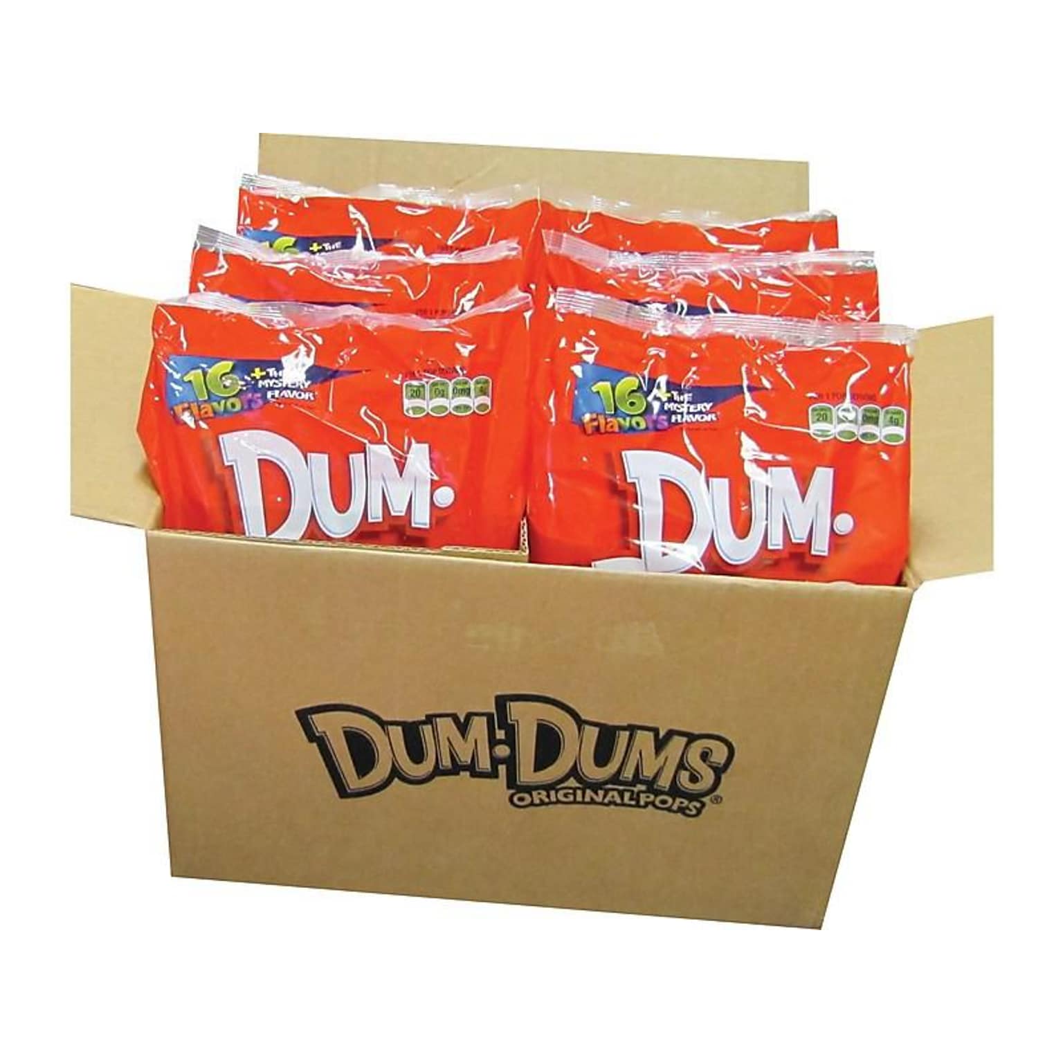 Dum Dums Original Lollipops, Assorted Flavors, 32 oz., 1200 Pieces (071-1)
