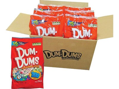 Dum Dums Original Lollipops, Assorted Flavors, 32 oz., 1200 Pieces (071-1)