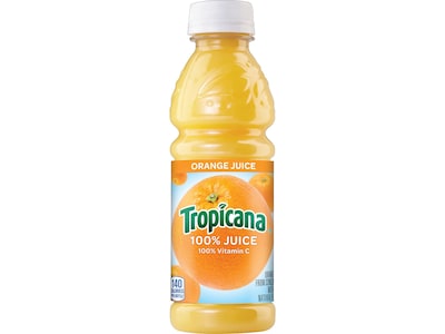 Tropicana 100% Orange Juice, 10 oz., 24/Carton (TRO00233)