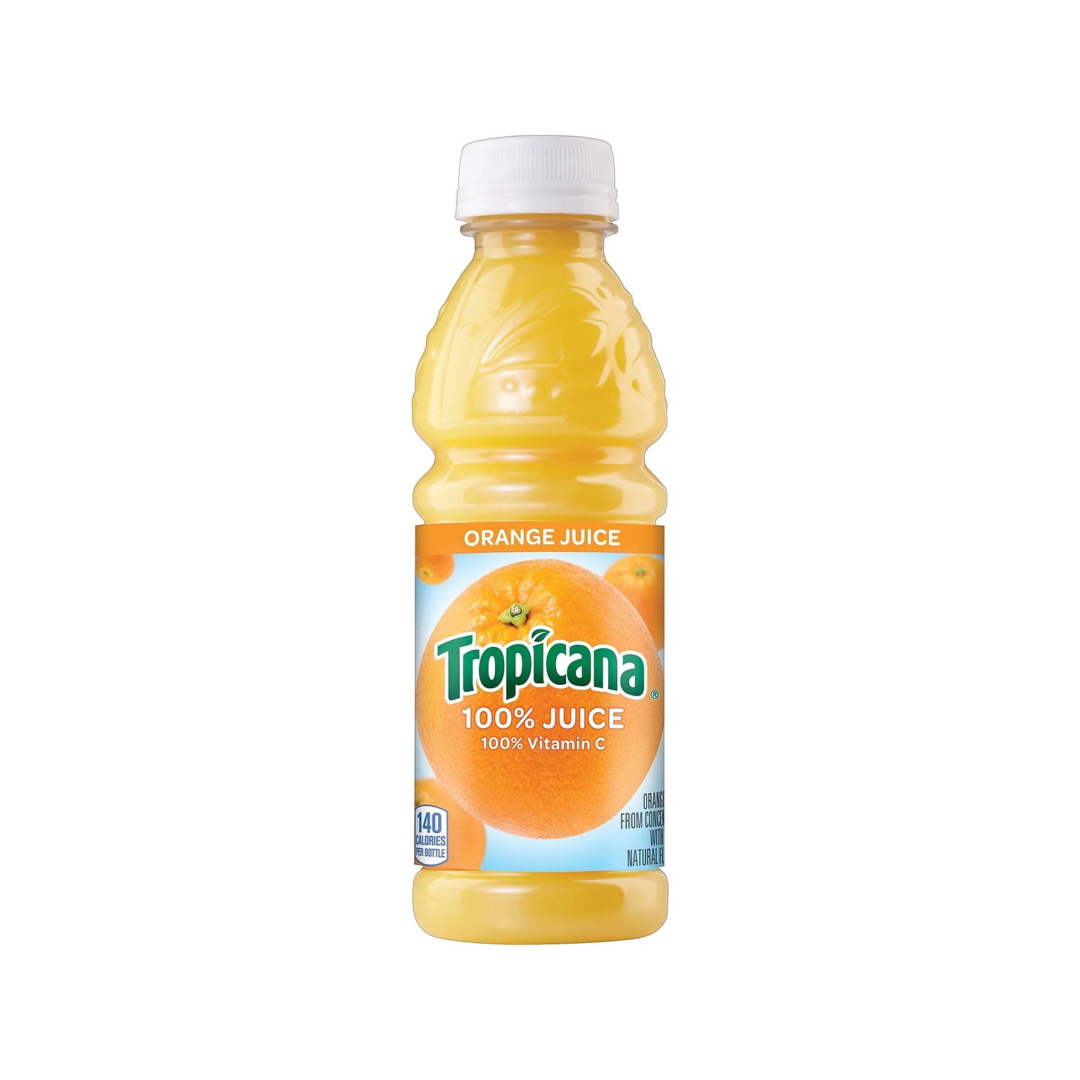 Tropicana 100% Orange Juice, 10 oz., 24/Carton (TRO00233)