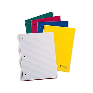 Ampad Earthwise 1 Subject Notebook, 8.5 x 11, College Ruled, 100 Sheets, Assorted Colors (25207)