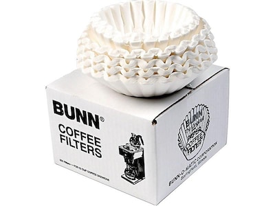 Bunn 12-Cup Paper Coffee Filter, Basket, 250/Pack (BUN00525)