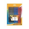 BIC BU3 Retractable Ballpoint Pens, Medium Point, Assorted Colors Ink, 18/Pack (BU3P18-AST)