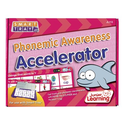 Junior Learning Smart Tray Phonemic Awareness Accelerator Cards, 2 Sets, 25 Per Set (JRL113BN)