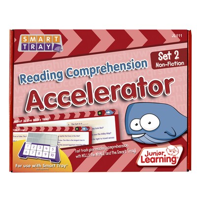 Junior Learning Smart Tray Comprehension Accelerator Set 2,  Nonfiction, 2 Sets of 18 (JRL111BN)