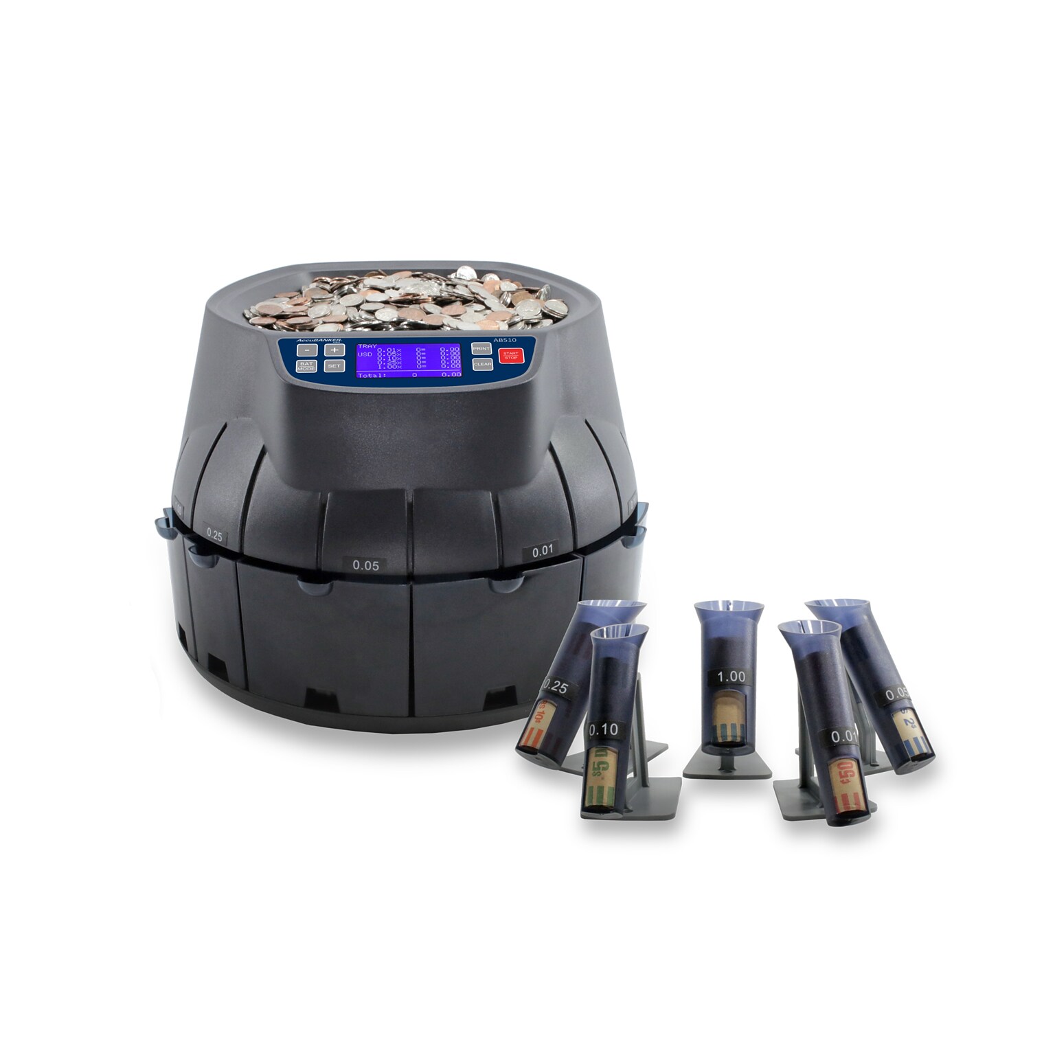 AccuBANKER Sort & Wrap Coin Counter (AB510)