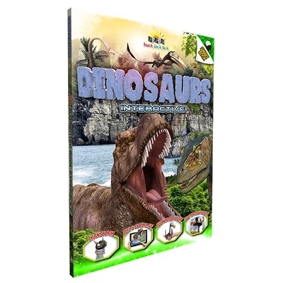Popar Dinosaurs Interactive Smart Book, Pack of 3 (IEPBKDNSBN)