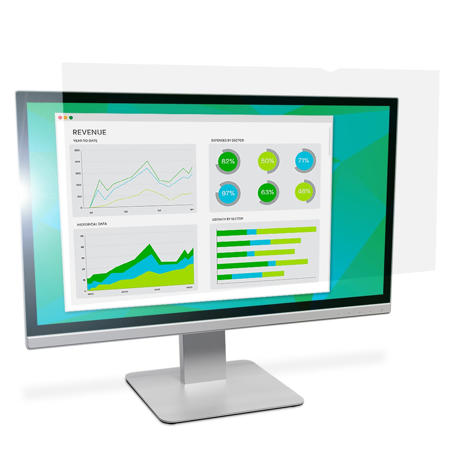 3M Anti-Glare Privacy Filter for 22 Monitor, 16:10 Aspect Ratio (AG220W1B)