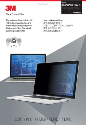 3M™ Privacy Filter for 15" Apple® MacBook Pro® with Retina® Display (2012-2015) (16:10) (PFNAP003)
