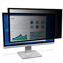3M™ Black Framed Privacy Filter for 22 Widescreen Monitor (16:9) (PF220W9F)