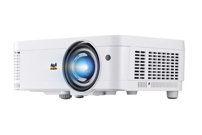 ViewSonic 3700 Lumens XGA Networkable Short Throw Projector, White (PS600X)