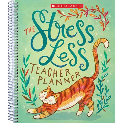 Scholastic The Stress Less Teacher Planner, Pack of 2 (SC-834518BN)