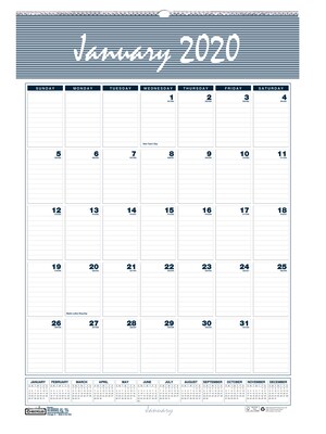 House of Doolittle 2020 Monthly Wall Calendar 12 x 17 Bar Harbor (HOD332)