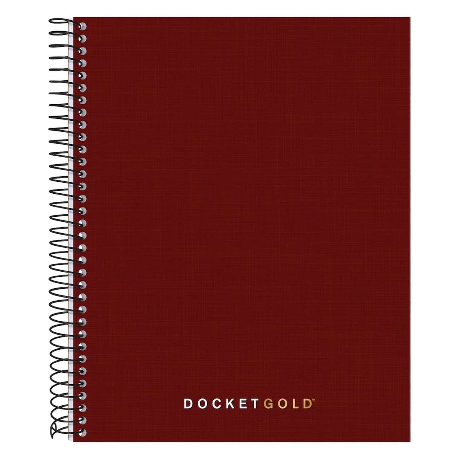 TOPS Docket Gold Project Planner, 6-3/4 x 8-1/2, Project Ruled, Burgundy, 70 Sheets/Pad (63754)