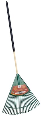 AMES® Lawn Rake, 24 in Plastic Blade, 48 in White Ash Handle (027-1925000)