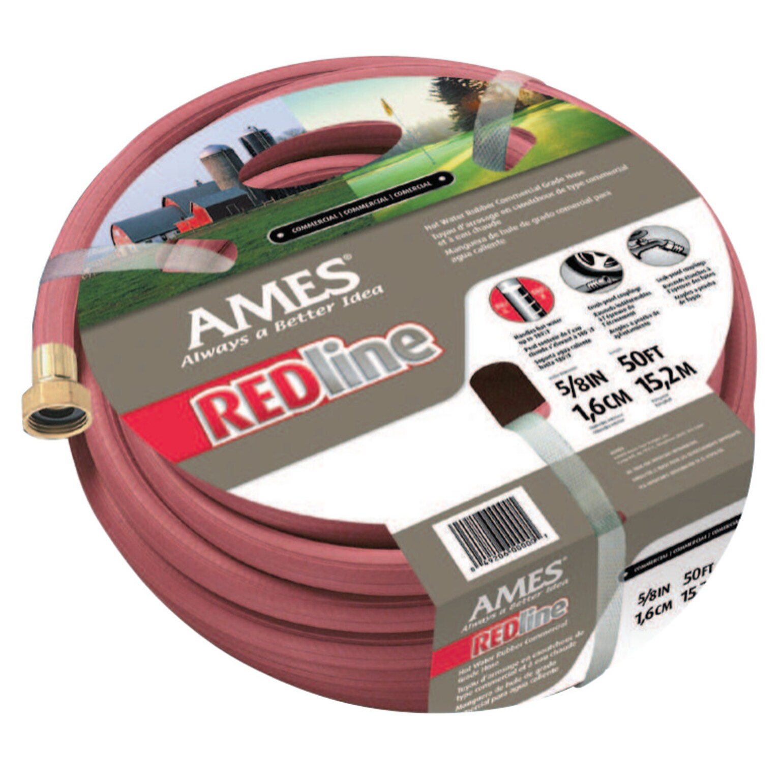 AMES® Redline 3/4 x 100 Hot Water Hose (027-4009100A)