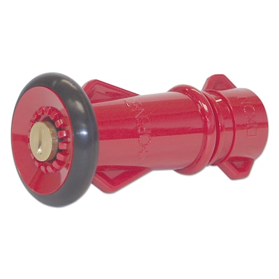 Dixon Valve Polycarbonate Fire Hose Nozzles, Straight, 25.1 CFM at 100 psi, 3/4 Thread (238-FNB75GHT