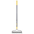 AMES® 16 Tine Welded Bow Rake with Cushion End Grip on Fiberglass Handles (760-2811500)