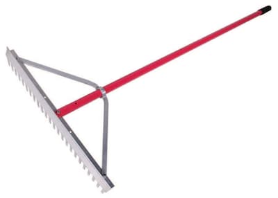 UnionTools® Landscape Rake, 66 in Aluminum Handle, 24 in Head (760-63136)