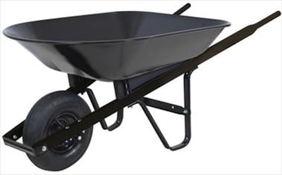 AMES® Union Tools Wheelbarrow, Steel, 4 ft. (760-S4U30)