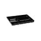 Rubbermaid Regeneration 9 Compartment Plastic Accessory Tray, Black (45706)