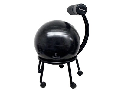 Trimax Sports PurAthletics Pro Series Black ZenZu Ball Chair, 300 lb. Capacity (WTE10441)