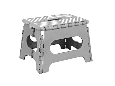 Simplify 0.75 Plastic Step Stool (23650-GRAY)