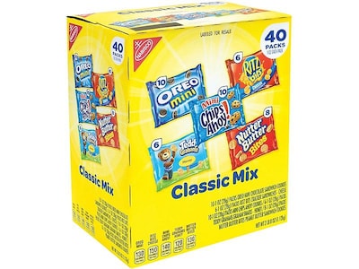 Nabisco  Classic Mix Cookies, Assorted, 1 oz., 40/Pack (220-00086)