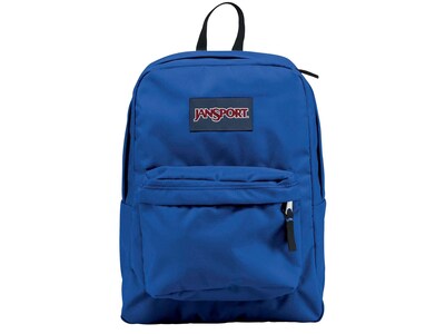 JanSport SuperBreak School Backpack, Solid, Blue (JS00T5015CS)