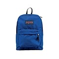 JanSport SuperBreak School Backpack, Solid, Blue (JS00T5015CS)