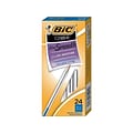 BIC Cristal Xtra Smooth Ballpoint Pens, Medium Point, Blue Ink, 24/Pack (MS241-BE)